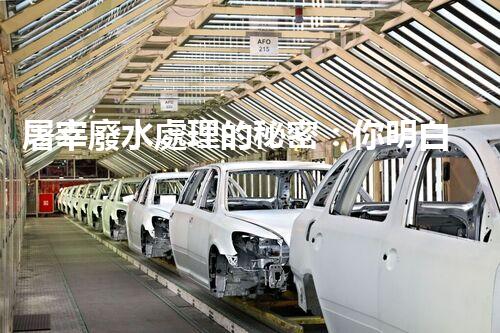 屠宰廢水處理的秘密：你明白那些污水如何變清？